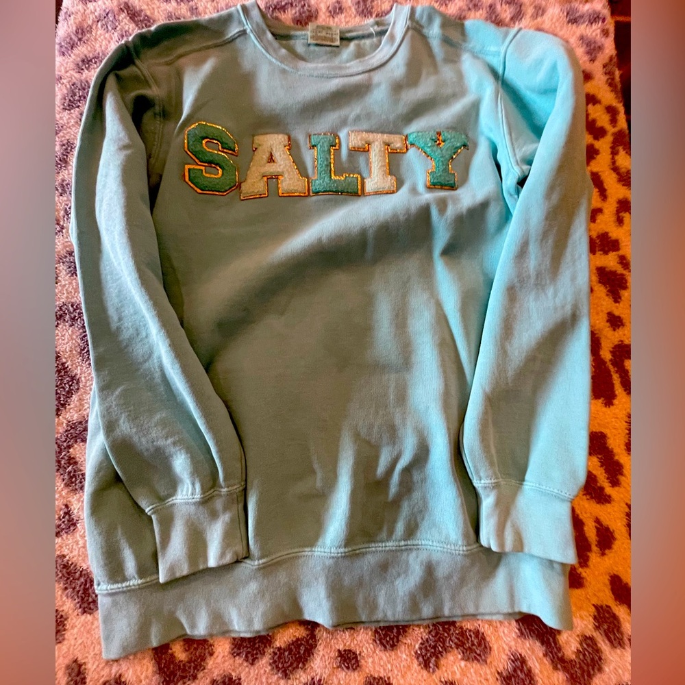 Teal 'Salty' Sweatshirt